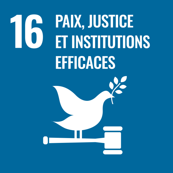 16. Paix, justice et institutions efficases